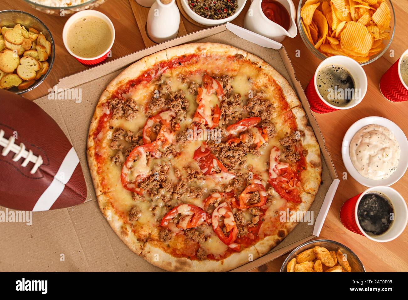Perfect Rugby Snacks Rugby league fan hi-res stock photography and images - Alamy