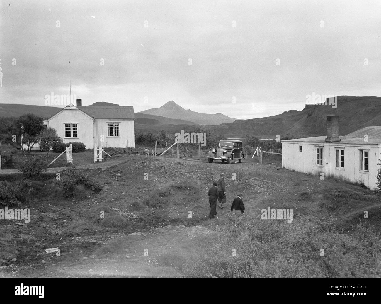 Iceland wooden house Black and White Stock Photos & Images - Alamy