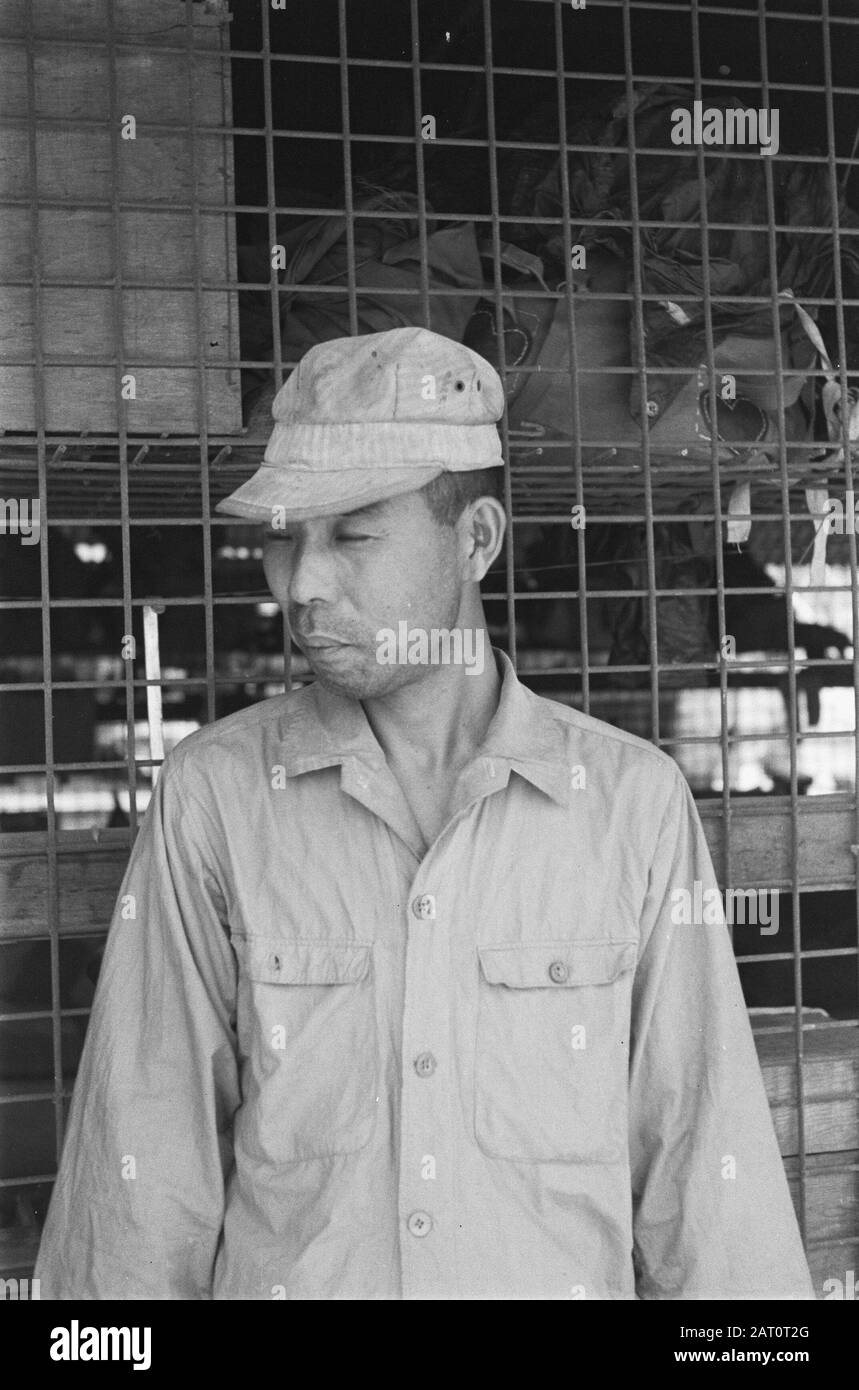 DLC] Inspection trip General P.L.G. Doorman 2nd part Great East (October 1946)  A Japanese prisoner of war? Date: October 1948 Location: Celebes, Indonesia, Dutch East Indies Stock Photo