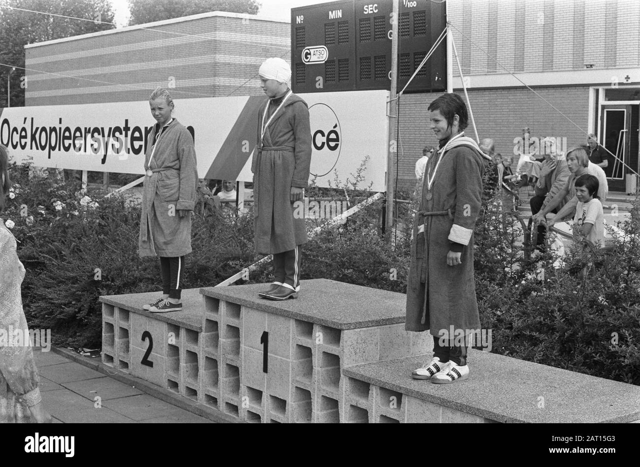 First day National Swimming Championships in swimmingpool Den Hommel in