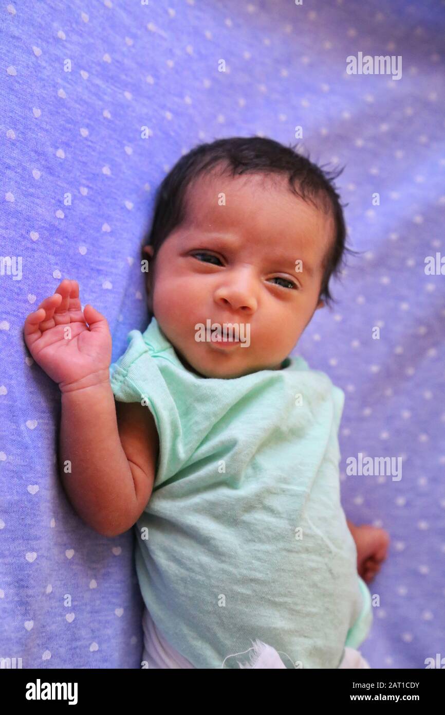 New born Indian baby girl Stock Photo - Alamy