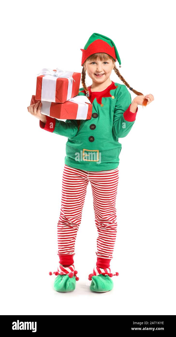 little girl elf costume