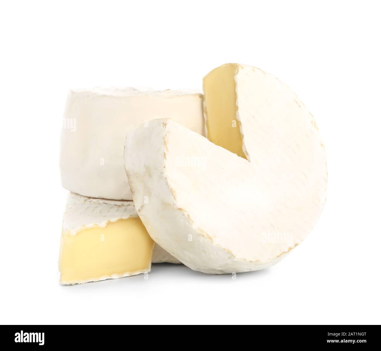 Tasty cheese on white background Stock Photo