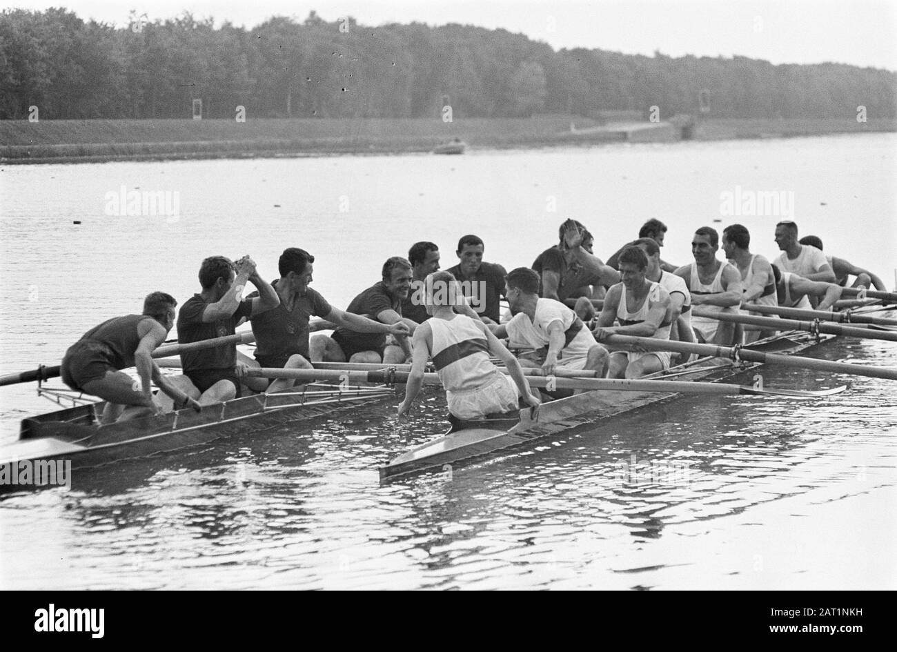 European rowing championships Bosbaan, Russian team congratulates