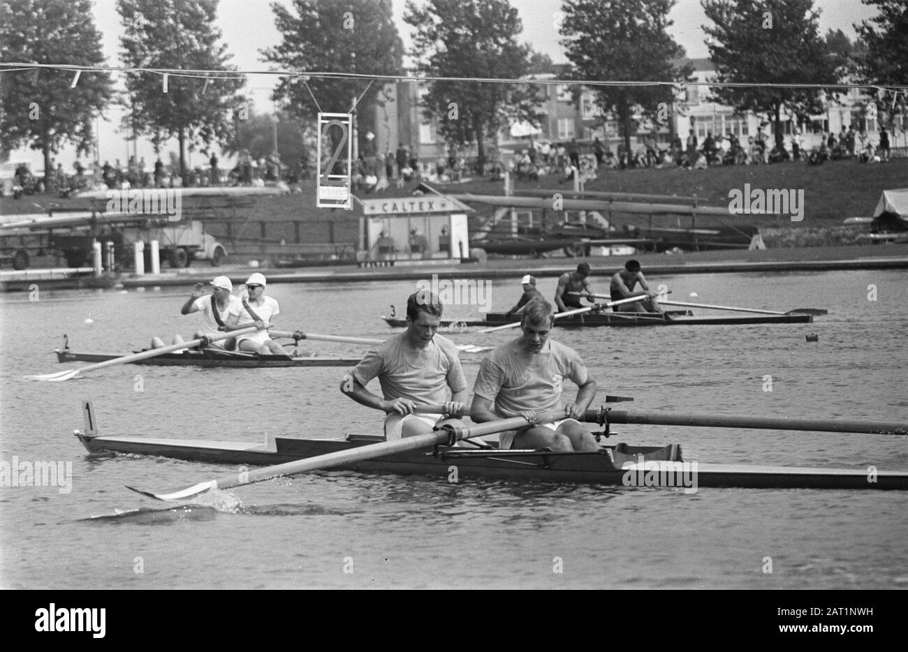 European rowing championships at the Bosbaan, finish of d sent two Date ...