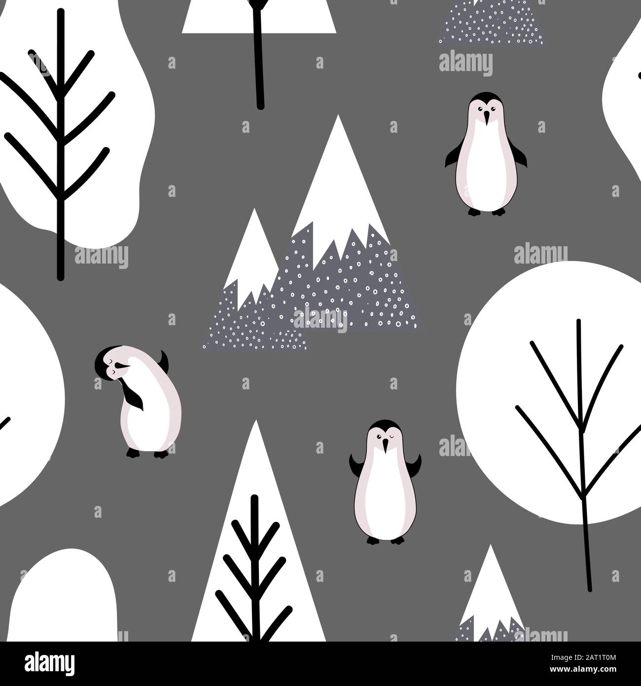 Grey rhombus seamless pattern. Vector hand drawn background Stock Vector