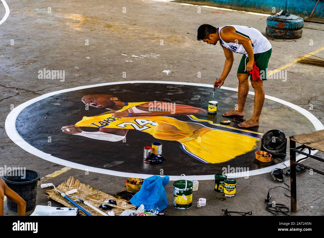 Basketball Mural High Resolution Stock Photography and Images Alamy