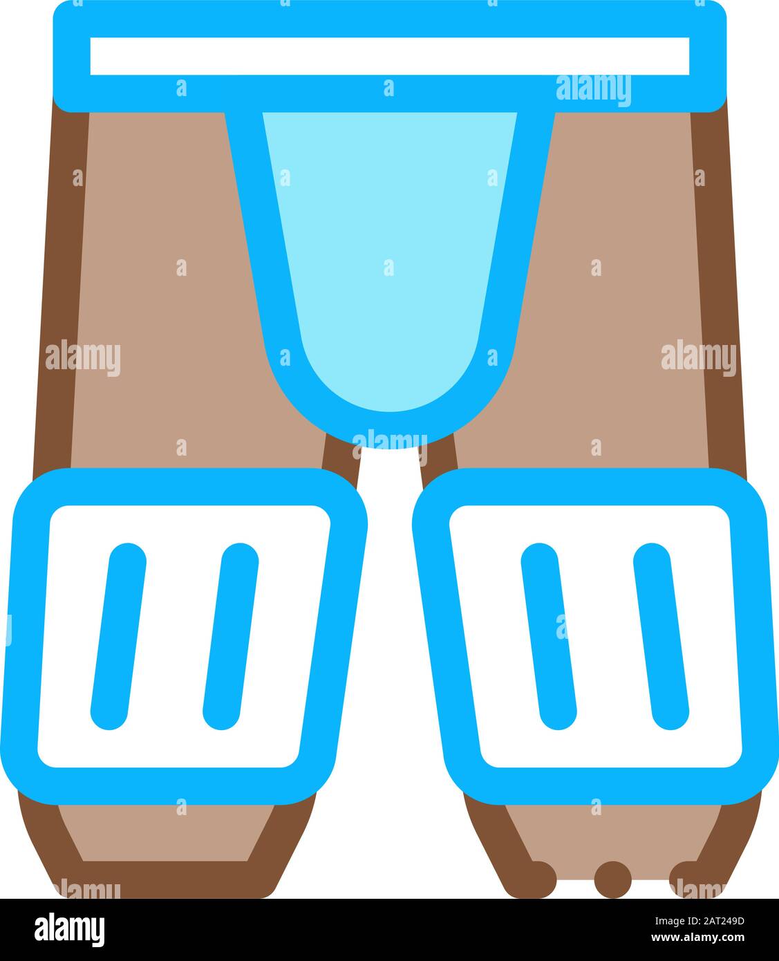 Safety Pants Icon Vector Outline Illustration Stock Vector Image & Art