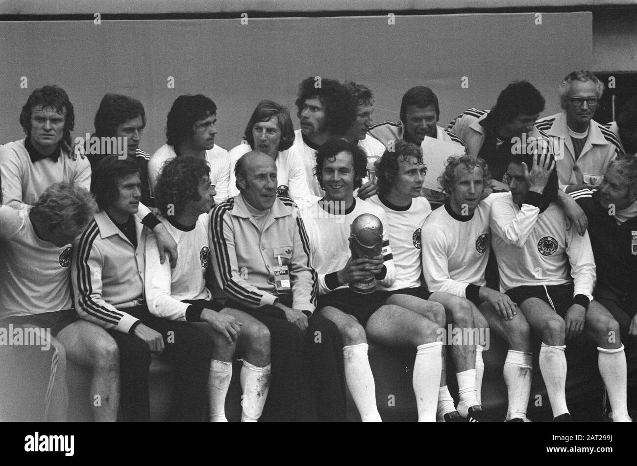 Final World Cup 1974 in Munich, West Germany against Netherlands 21