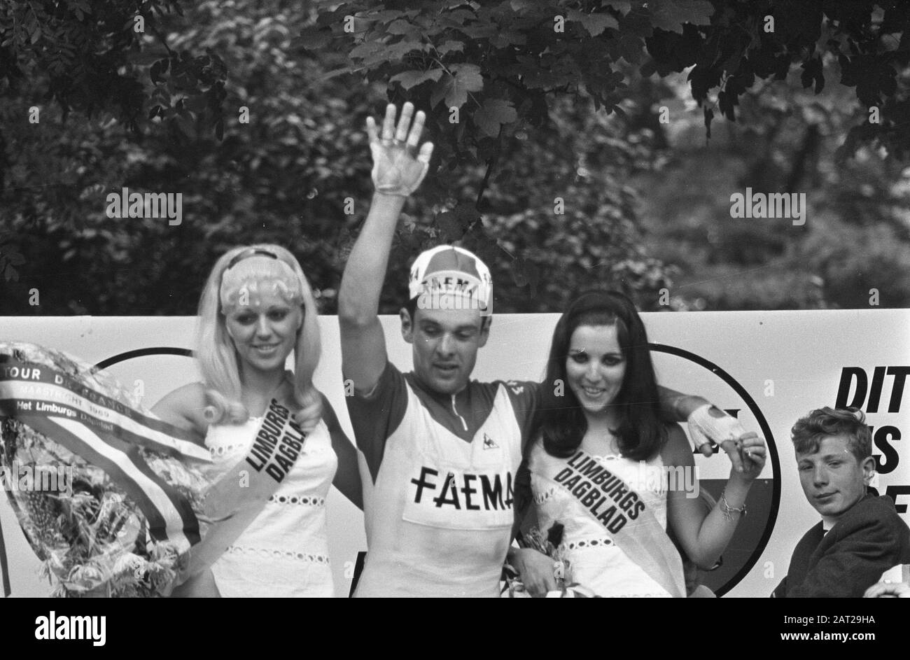 Tour de France 1969 Finish of the 2nd stage in Maastricht the stage