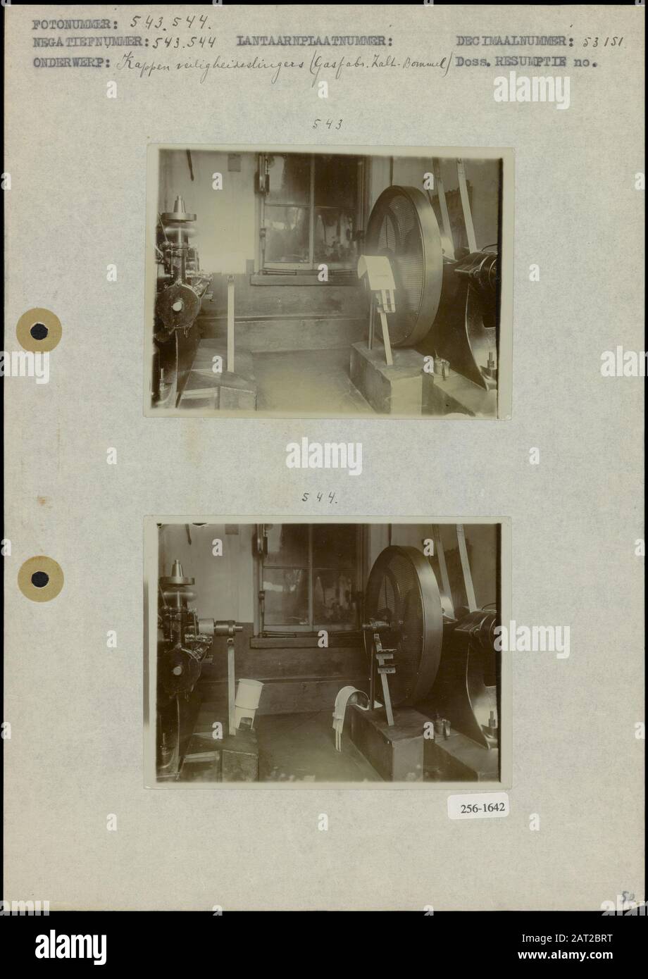 Safety garlands Photo 1 Felling of safety garlands at the gas factory