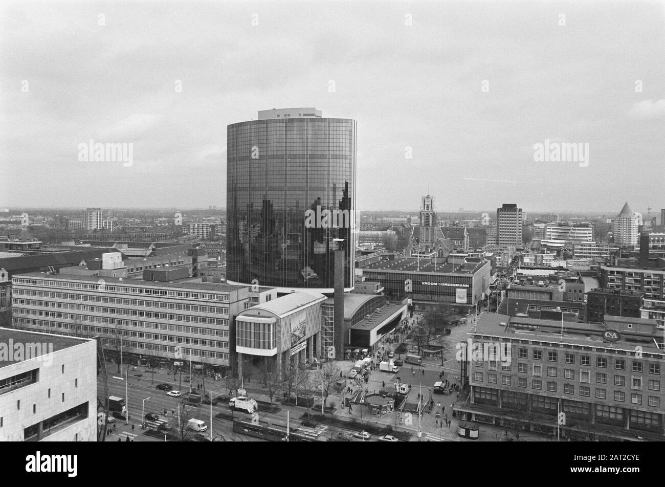 World Trade Centre of Rotterdam will be opened at the end of year Date: March 26, 1987 Location: Rotterdam, Zuid-Holland Stock Photo