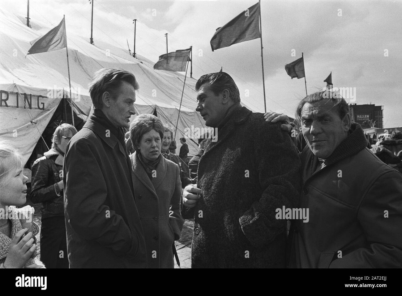 Demonstrative parade in Amsterdam by the Communist Party Fré Meis in ...