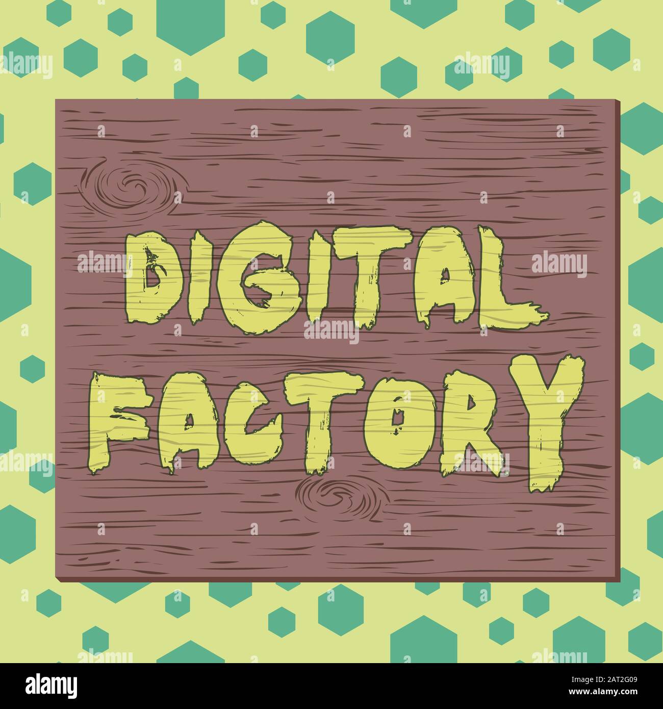 Text sign showing Digital Factory. Business photo showcasing uses ...
