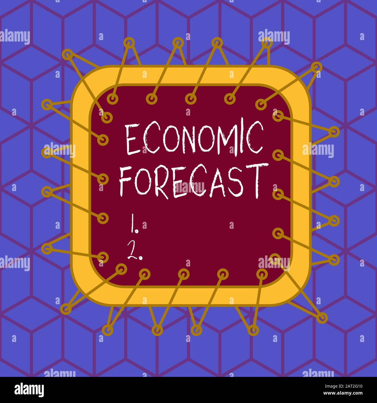 Writing note showing Economic Forecast. Business concept for attempting ...