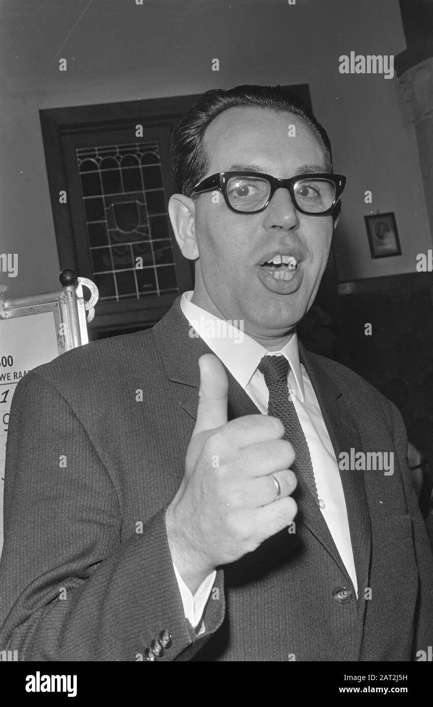 Municipal elections Stadskanaal-Veendam Mr. K.G. Vos conquered seat for D66 Date: 20 November 1968 Location: Groningen, Stadskanaal, Veendam Keywords: ELECTIONS, municipal councils Institution name: D66 Stock Photo