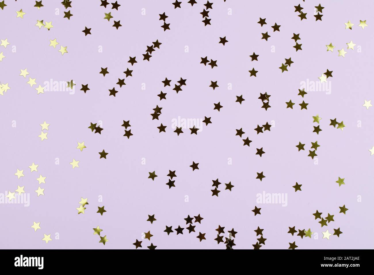Holiday background with gold star confetti. Good background for cards ...