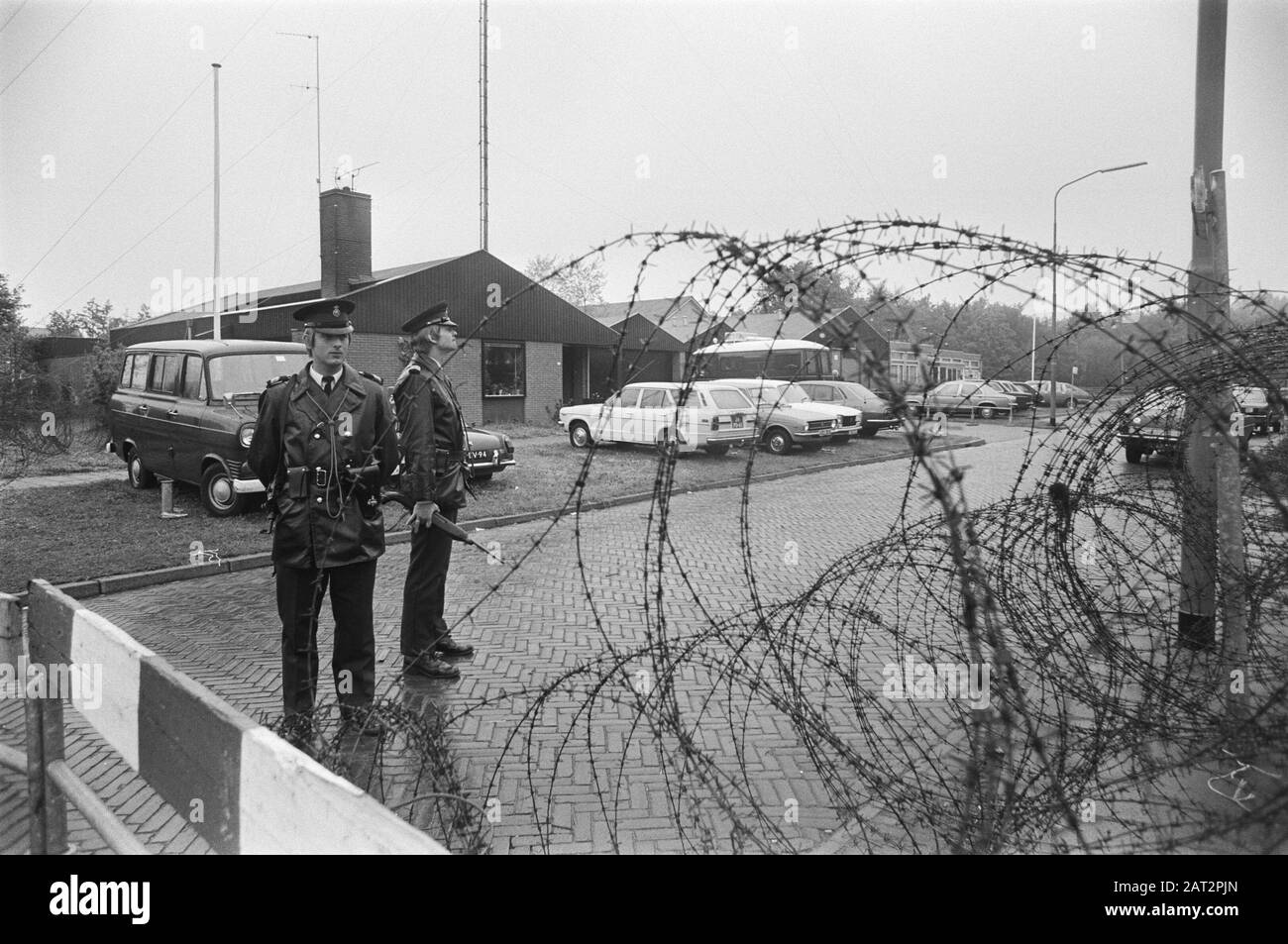 Center barriers Black and White Stock Photos & Images - Alamy