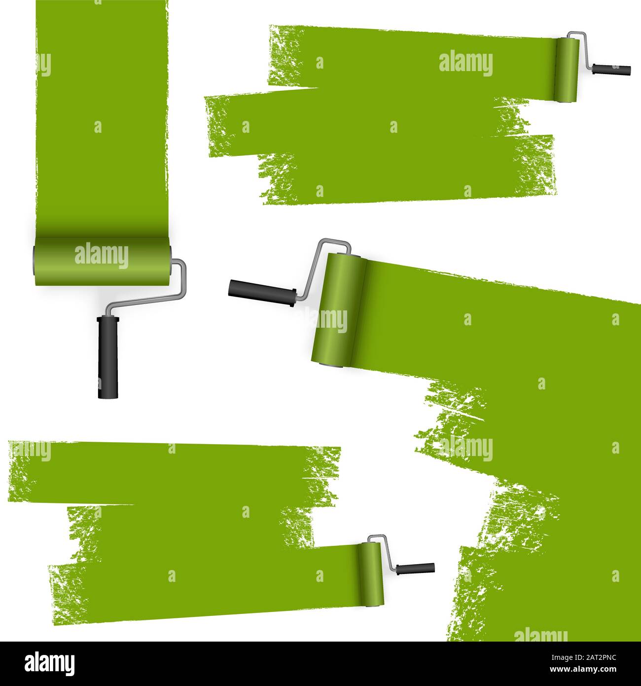 Green wall paint interior Stock Vector Images Alamy