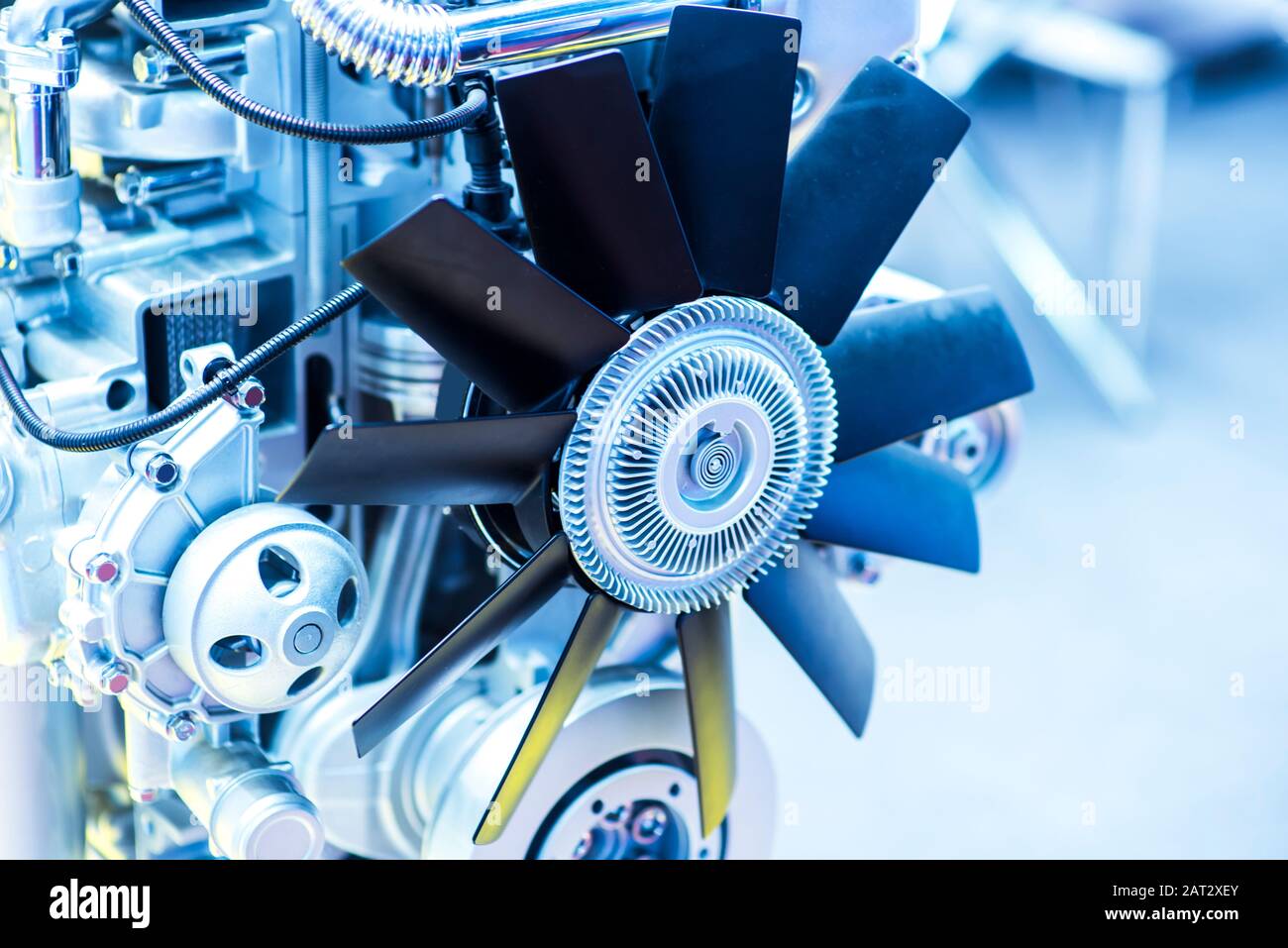 Modern diesel engine used on marine industry closeup Stock Photo Alamy