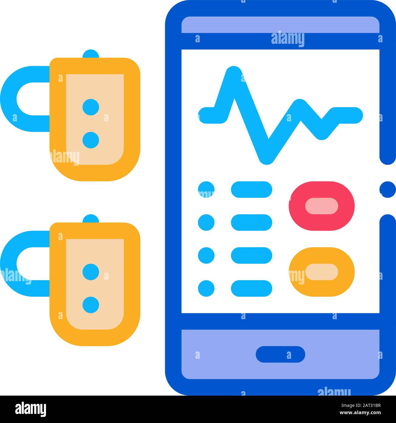 Monitoring Device Hearing Icon Vector Outline Illustration Stock Vector ...