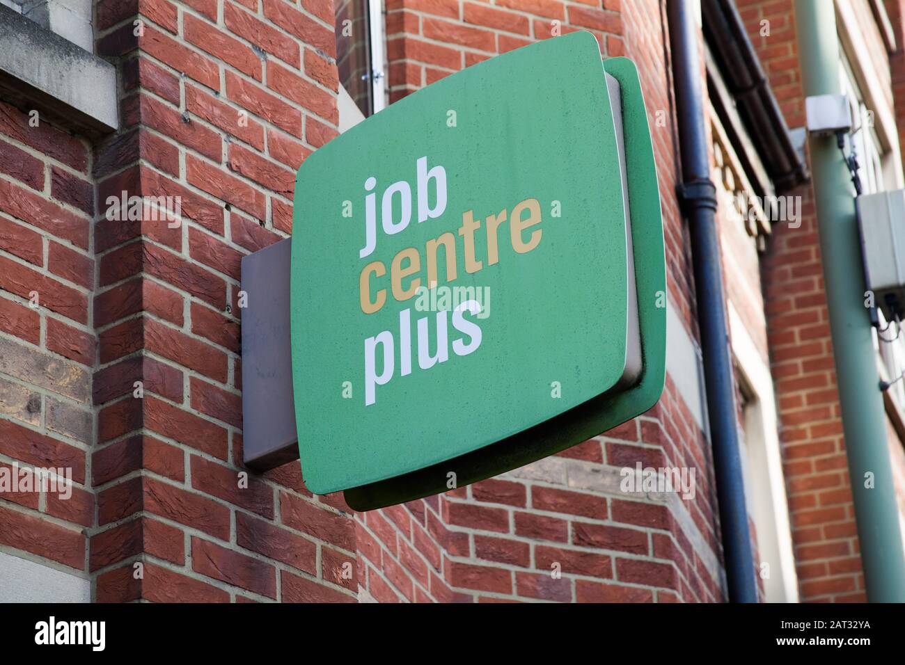 The Job Centre logo in Oxford, UK Stock Photo