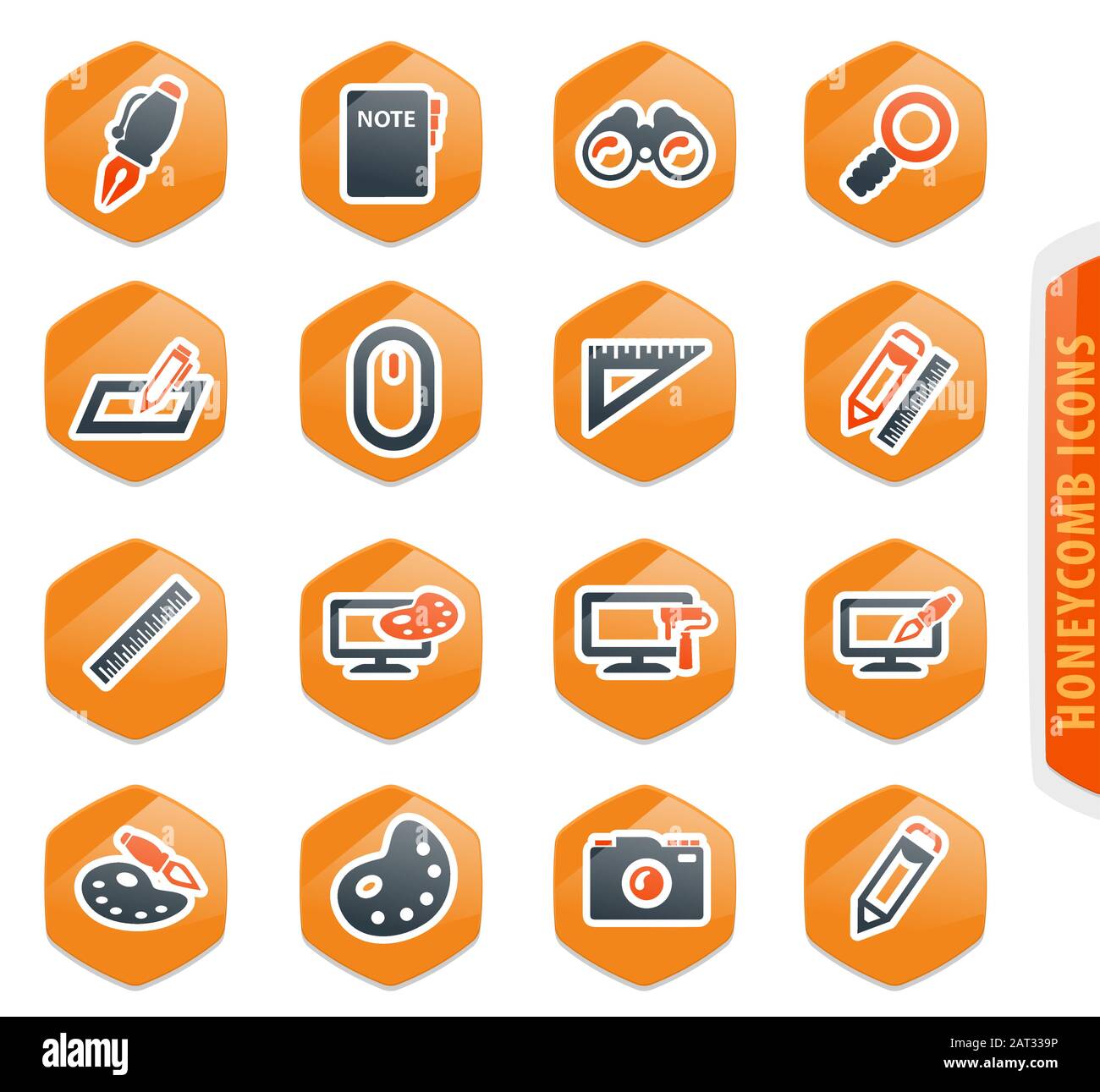 Design icons set Stock Vector