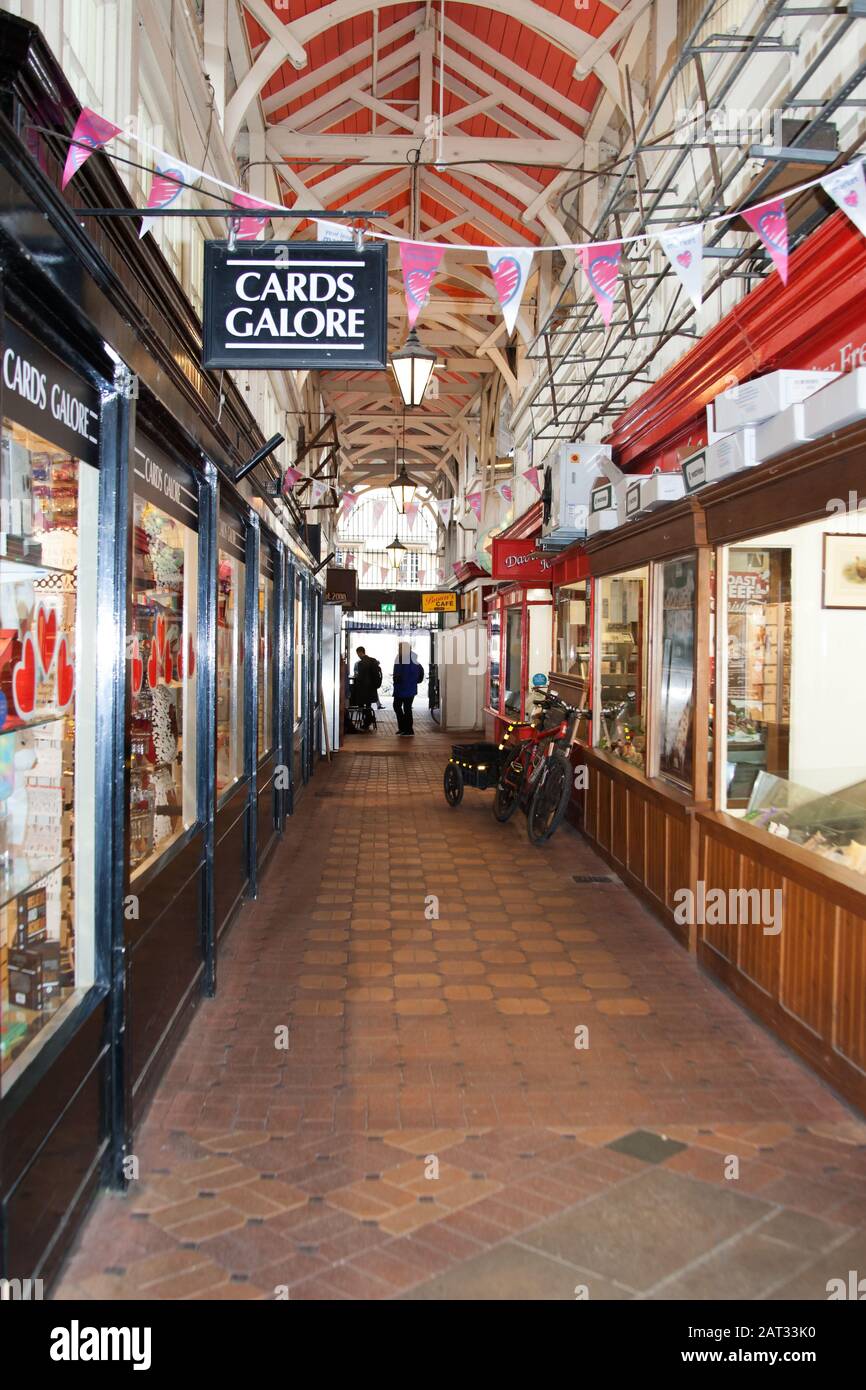 Shops in The Covered Market in Oxford, UK Stock Photo Alamy