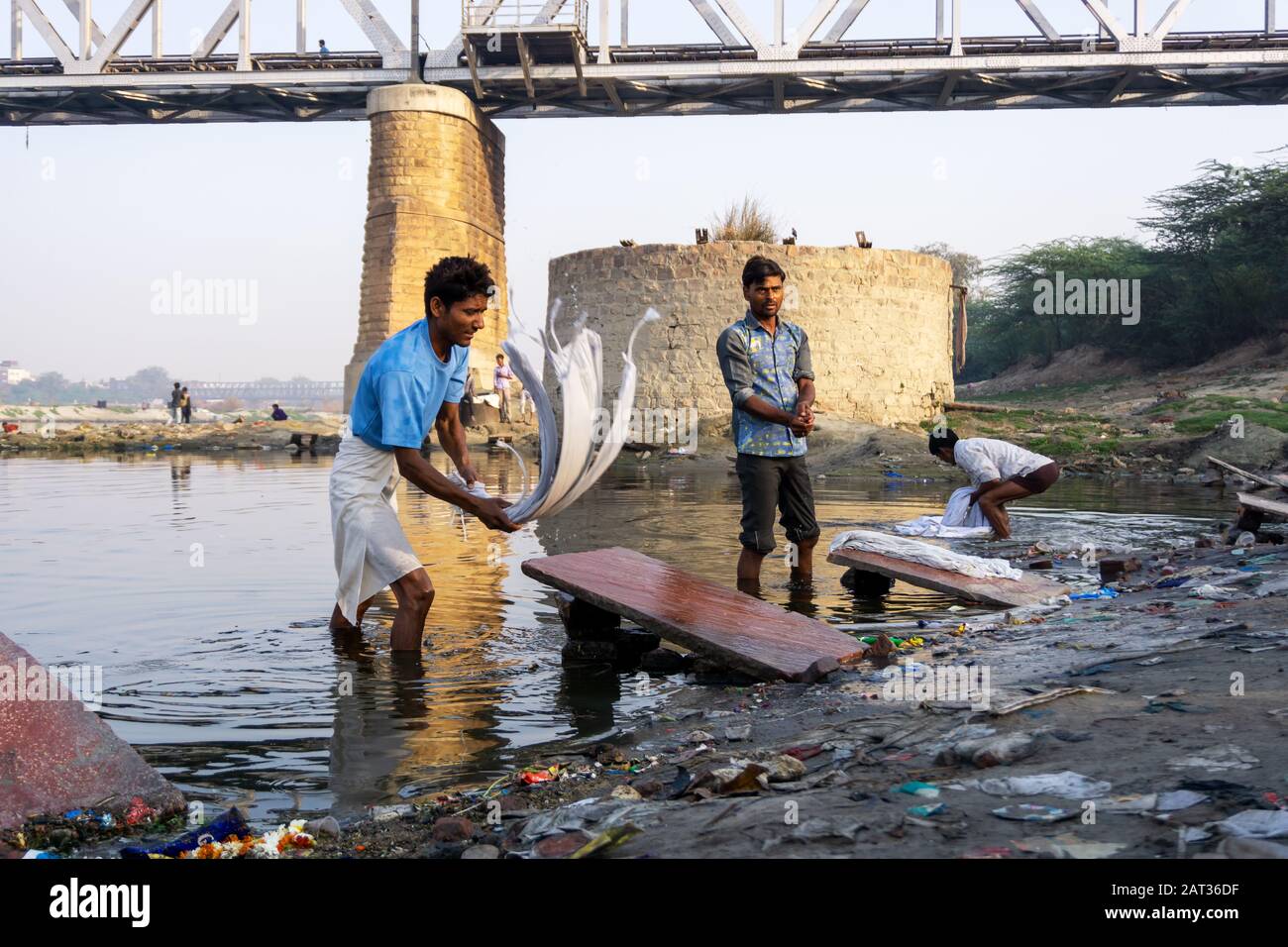 Yamuna river agra pollution hi-res stock photography and images - Alamy