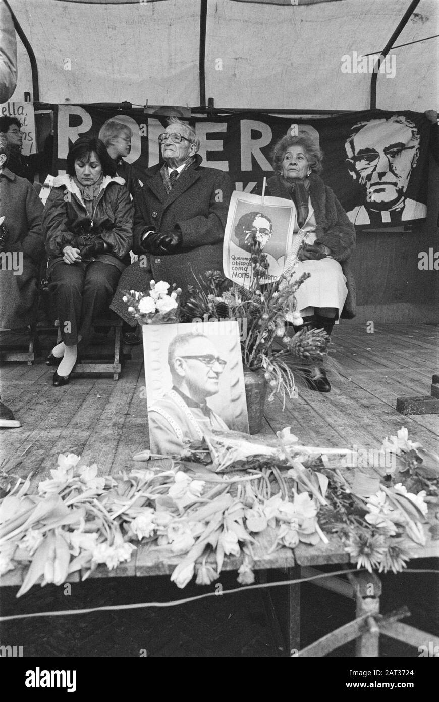 Commemoration murdered Romero (El Salvador) in The Hague