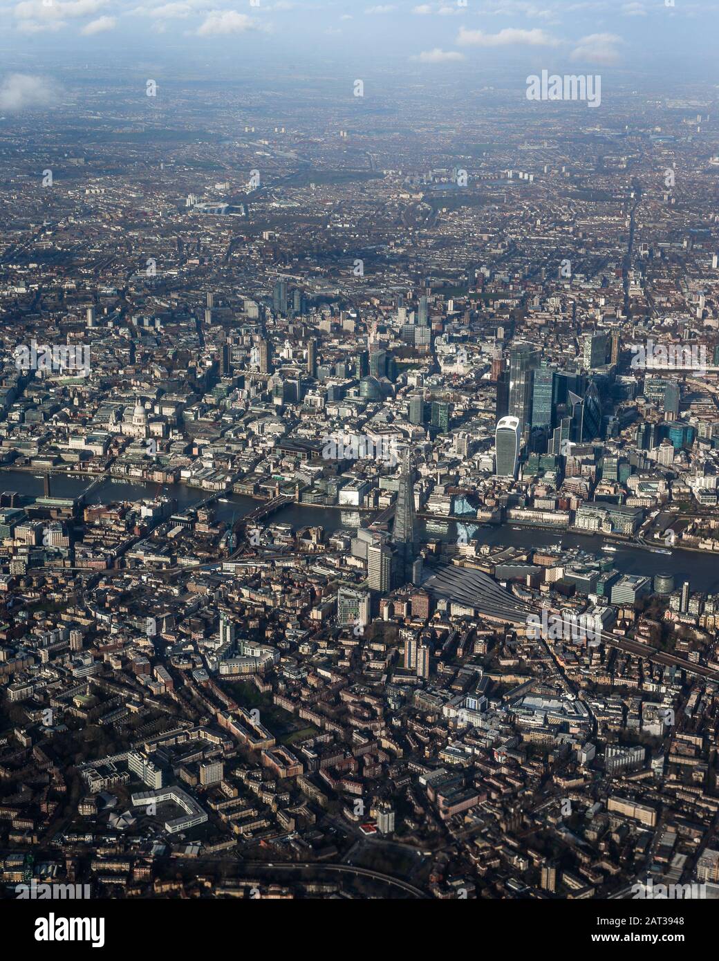 Aerial view of London Stock Photo - Alamy