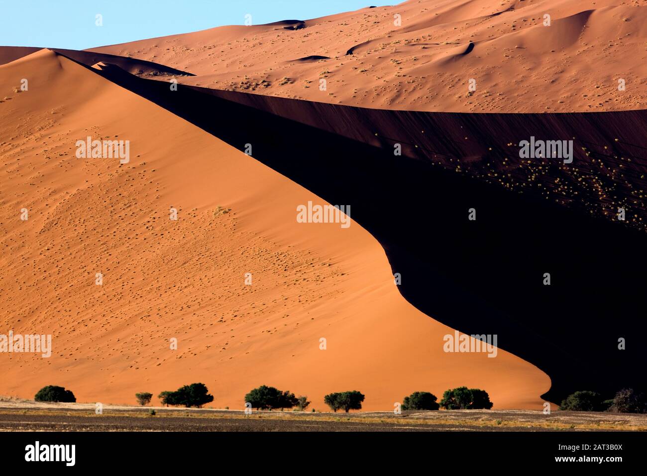Sand Dunes at Namib Naukluft Park, Sossusvlei Dunes in Desert of Namib ...