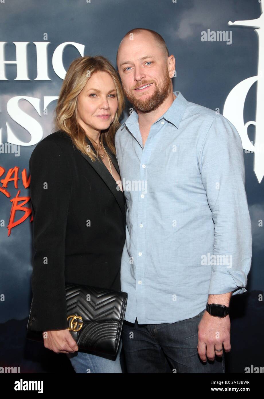 29 January 2020 - Hollywood, California - Andrea Roth and Todd Biermann. Premiere Of Apple TV+'s 'Mythic Quest: Raven's Banquet' held at The Cinerama Dome. Photo Credit: FS/AdMedia /MediaPunch Stock Photo