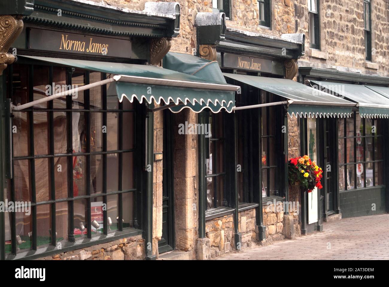 Shops in Corbridge, Northumberland Stock Photo Alamy