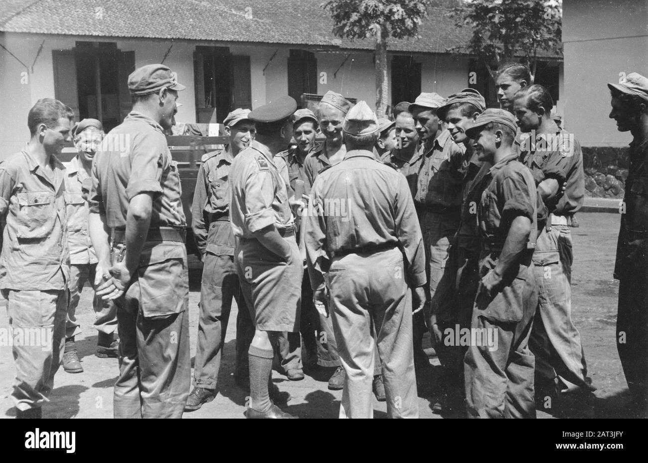 Visit Of Chief Army Alms Colonel H J M Van Straelen To A Retreat