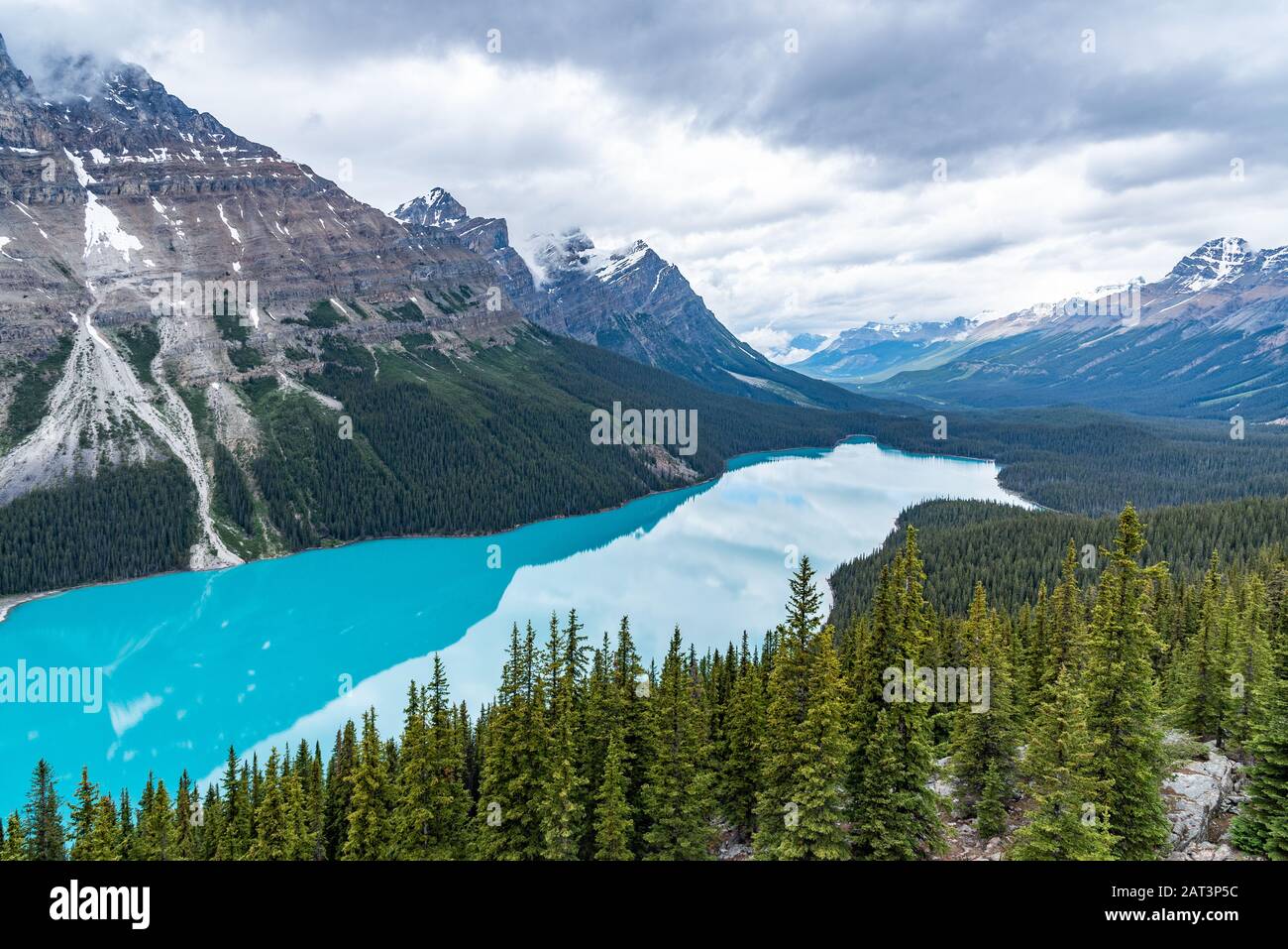 Peyto Lake Alberta Canada Stock Photo - Alamy