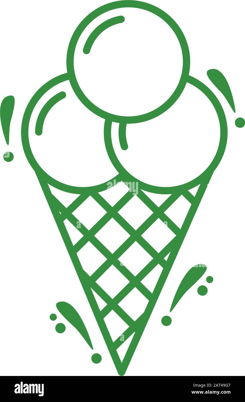 ice cream cone isolated icon Stock Vector Image & Art - Alamy