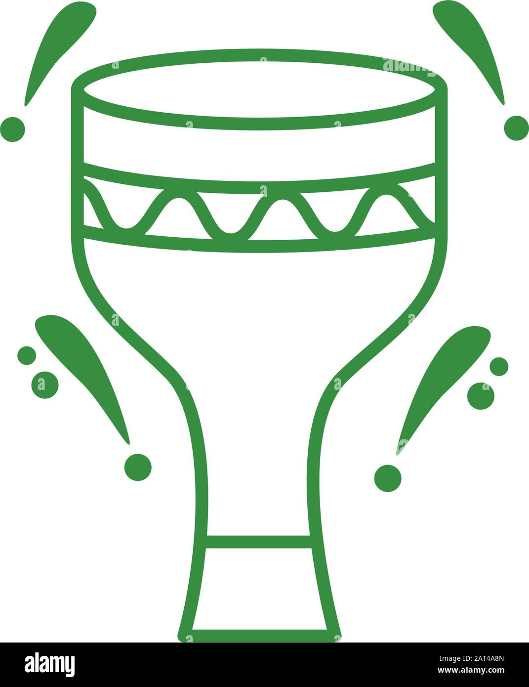 drum tropical instrument isolated icon Stock Vector Image & Art - Alamy