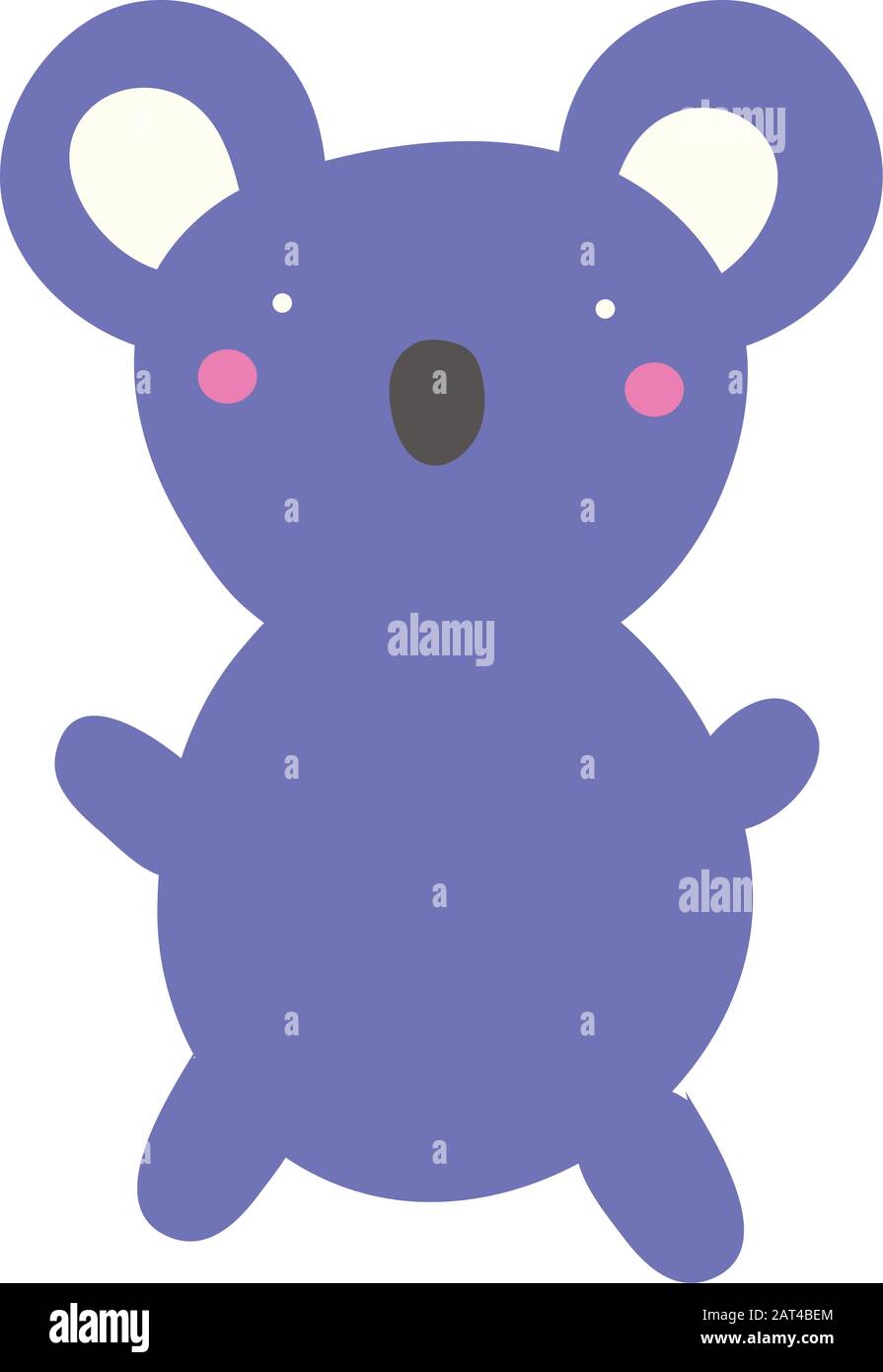 cute koala wild animal character icon Stock Vector Image & Art - Alamy