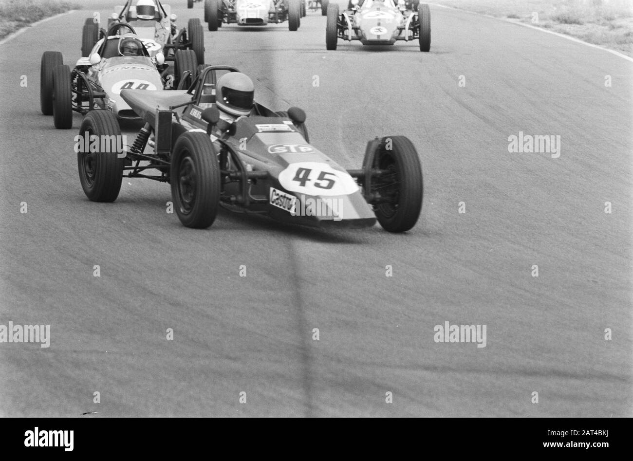 International Formula Vee car races, Zandvoort Date: August 8, 1971 Location: Noord-Holland, Zandvoort Keywords: AUTOMACES Stock Photo