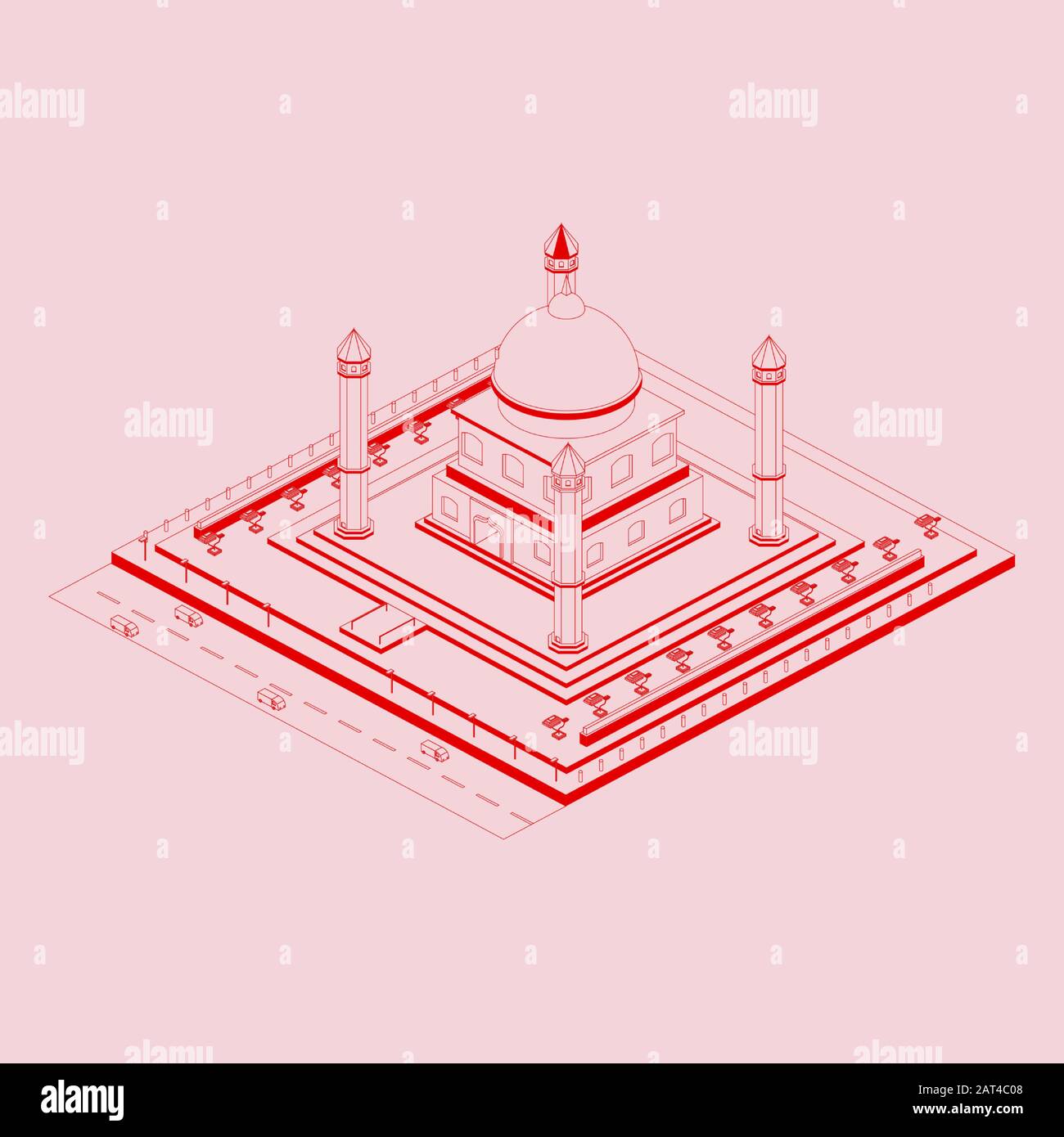 Vector isometric icon or infographic element representing low poly ...