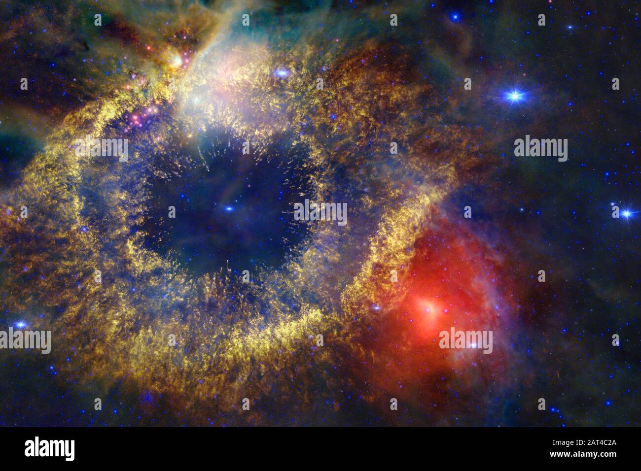 Beauty of endless cosmos. Science fiction art. Elements of this image ...