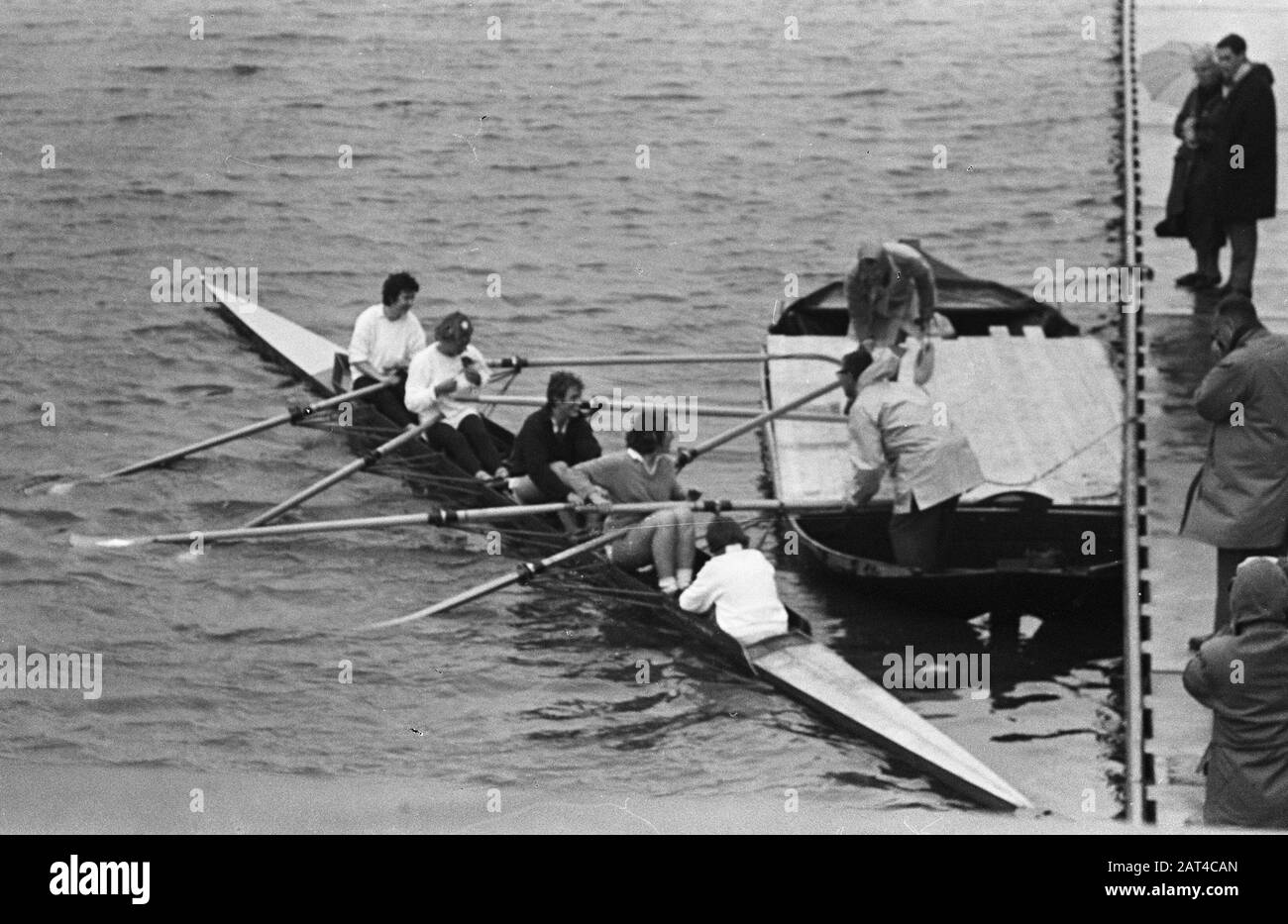 International Rowing competitions at the Bosbaan. M. de Hoog van