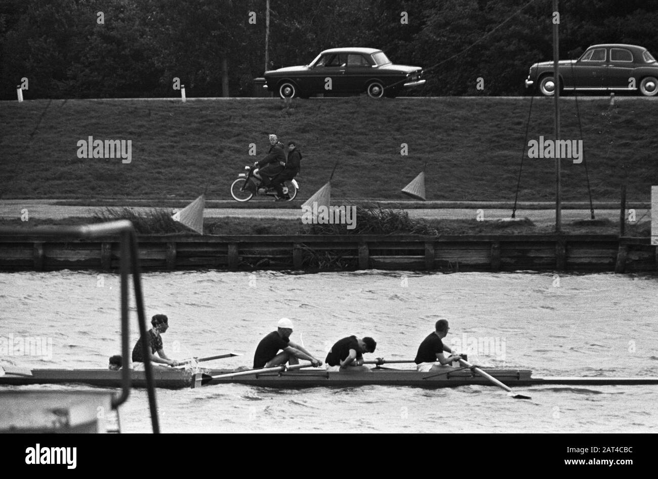 International Rowing competitions at the Bosbaan. M. de Hoog van