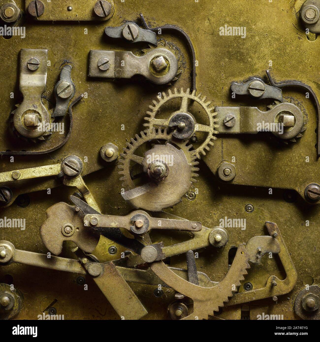 Vintage clock mechanism hires stock photography and images Alamy
