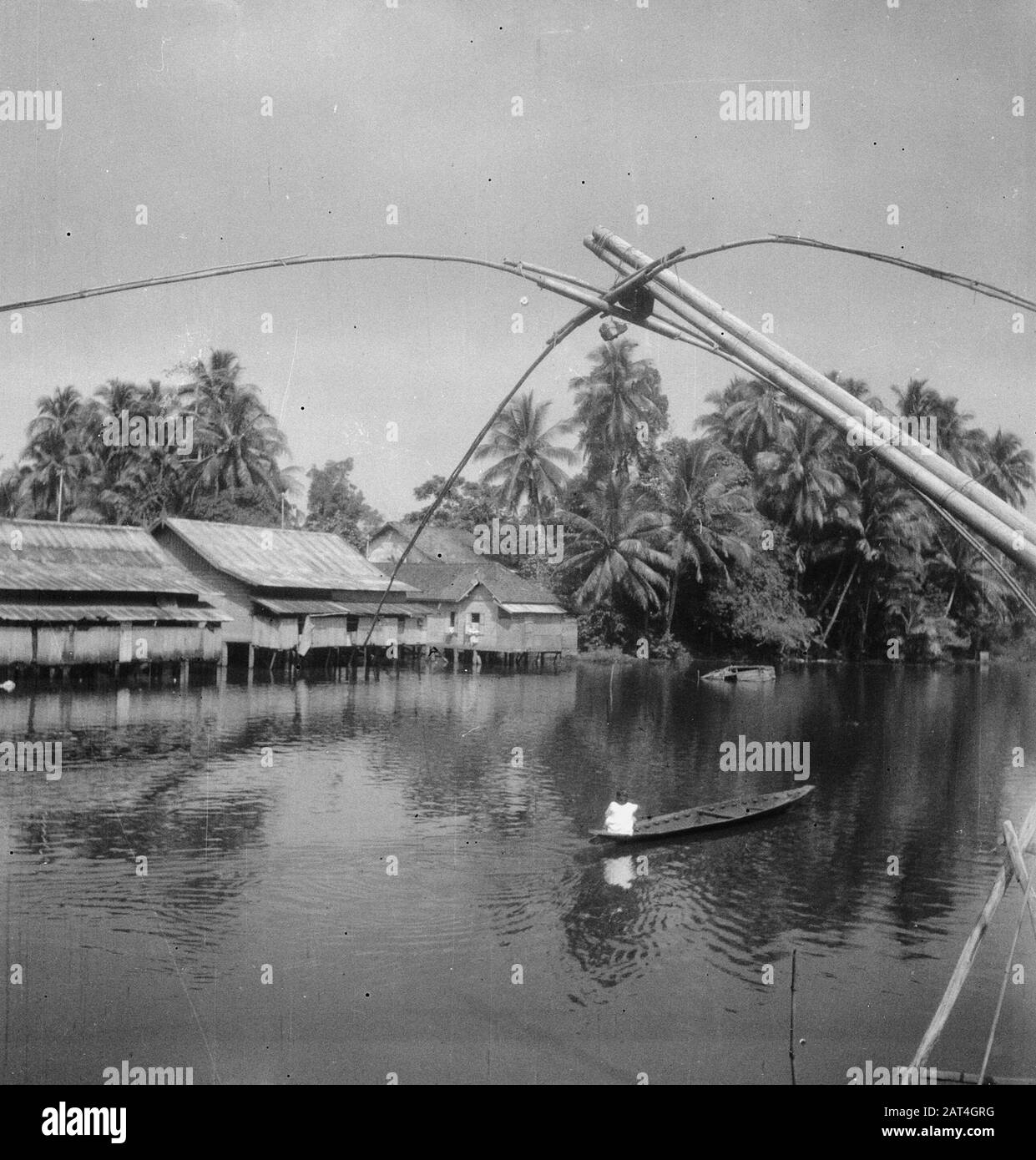 Djambi, return resident Raden Kartopati  Jambi Date: 2 January 1949 Location: Indonesia, Jambi, Dutch East Indies, Sumatra Stock Photo