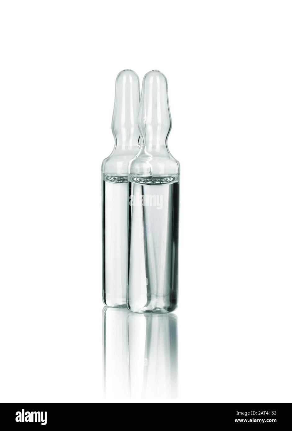 medical ampule with solution isolated on white Stock Photo Alamy