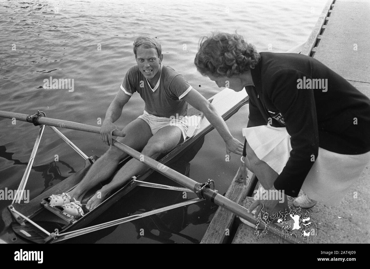 National Rowing Championships 1969 at the Bosbaan in Amsterdam Jan