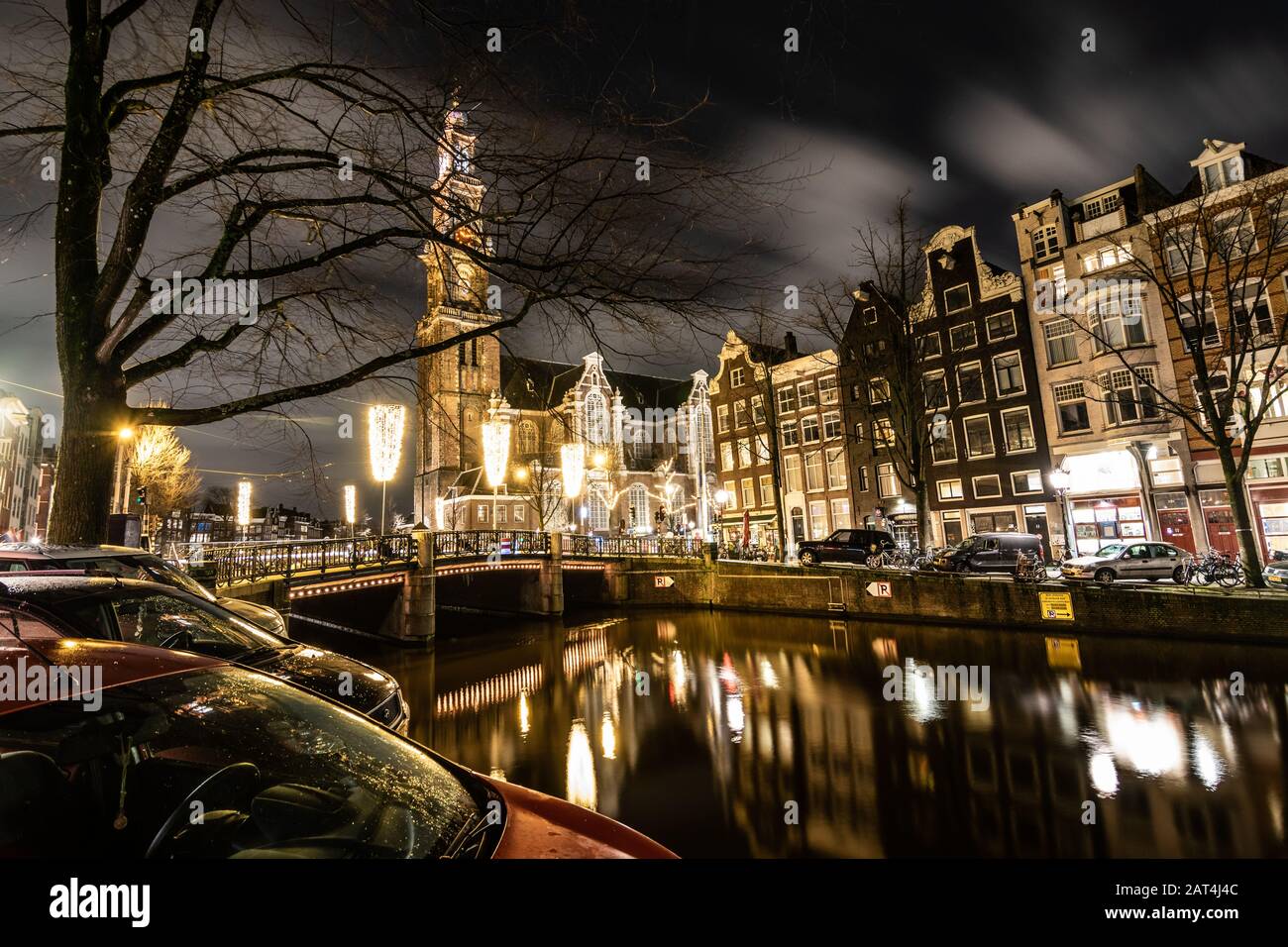Night Amsterdam, December 2019 Stock Photo - Alamy