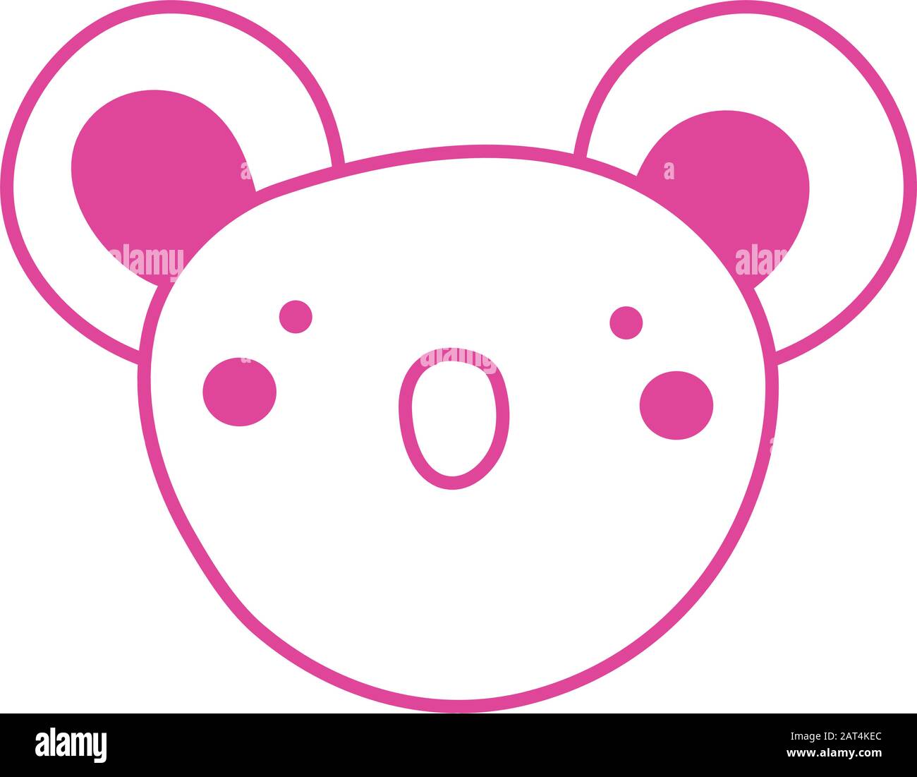 cute koala wild animal character icon Stock Vector Image & Art - Alamy